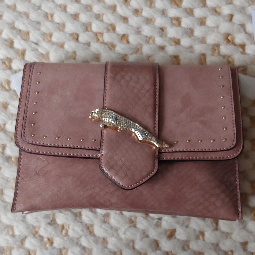 Faux leather purse.
